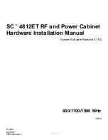 Предварительный просмотр 1 страницы Motorola SC 4812ET RF Hardware Installation Manual