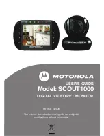 Motorola SCOUT1000 User Manual preview