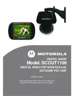 Preview for 1 page of Motorola SCOUT1100 User Manual