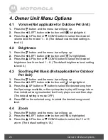 Preview for 20 page of Motorola SCOUT1500 User Manual