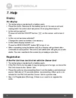 Preview for 18 page of Motorola SCOUT500 User Manual