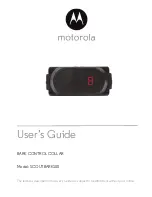 Preview for 1 page of Motorola SCOUTBARK100 User Manual