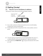 Предварительный просмотр 9 страницы Motorola SCOUTTRAINER100 User Manual