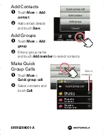 Preview for 2 page of Motorola SCREEN MINI EX132 User Manual