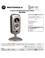 Motorola SD4504 Specifications preview