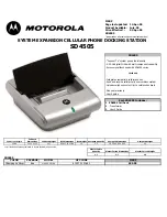 Motorola SD4505 Specifications preview