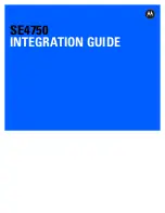 Preview for 1 page of Motorola SE4750 Integration Manual