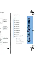 Motorola Select 3000 Quick Refence Manual preview