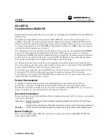 Preview for 1 page of Motorola SG2-DRT-3X Installation Sheet