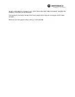 Предварительный просмотр 2 страницы Motorola SIGNAL SPLITTER - WARRANTY Limited Warranty