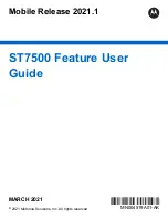 Motorola ST7500 Feature User Manual предпросмотр