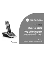 Preview for 2 page of Motorola Startac S2010 User Manual