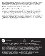 Preview for 10 page of Motorola Stream Sport Quick Start Manual