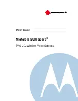 Предварительный просмотр 1 страницы Motorola SURFboard SVG1202 User Manual