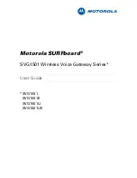 Motorola SURFboard SVG1501 User Manual предпросмотр