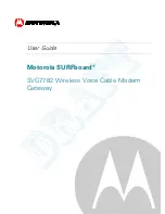 Motorola SURFboard SVG7782 User Manual preview