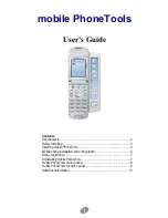 Предварительный просмотр 1 страницы Motorola SVN5539S - Mobile PhoneTools - PC User Manual