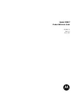 Preview for 3 page of Motorola Symbol DS6607 Product Reference Manual