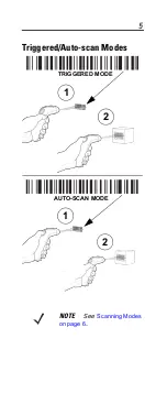 Предварительный просмотр 5 страницы Motorola Symbol LS1203 Quick Reference Manual