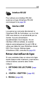 Предварительный просмотр 19 страницы Motorola Symbol LS1203 Quick Reference Manual