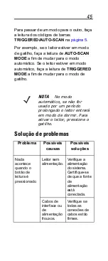 Preview for 45 page of Motorola Symbol LS1203 Quick Reference Manual