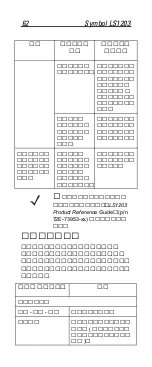 Предварительный просмотр 62 страницы Motorola Symbol LS1203 Quick Reference Manual