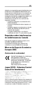 Preview for 101 page of Motorola Symbol LS1203 Quick Reference Manual