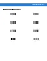 Preview for 305 page of Motorola Symbol LS2208 Product Reference Manual