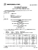 Preview for 3 page of Motorola SYSTEMS SABER SECURENET Handie-Talkie Service Manual