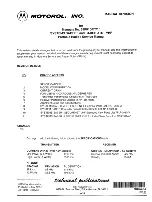 Preview for 4 page of Motorola SYSTEMS SABER SECURENET Handie-Talkie Service Manual