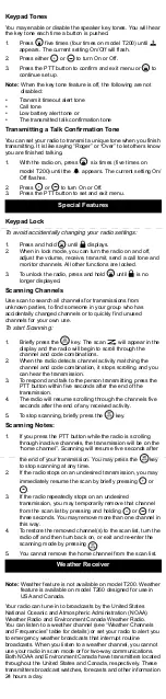 Preview for 8 page of Motorola T200 User Manual