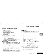 Preview for 21 page of Motorola T2260 Introduction Manual