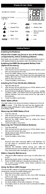 Предварительный просмотр 5 страницы Motorola T2XX Series User Manual