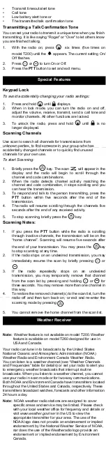 Предварительный просмотр 8 страницы Motorola T2XX Series User Manual