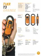 Preview for 2 page of Motorola T3 Brochure