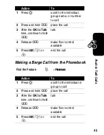 Preview for 47 page of Motorola T300p Owner'S Manual