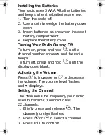 Предварительный просмотр 5 страницы Motorola T4500 User Manual