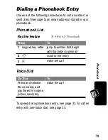 Preview for 77 page of Motorola T720 CDMA User Manual