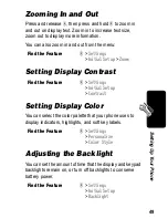 Preview for 51 page of Motorola T720i User Manual