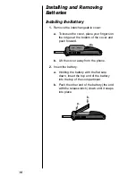 Предварительный просмотр 18 страницы Motorola T8190 Manual