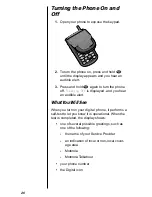 Предварительный просмотр 26 страницы Motorola T8190 Manual