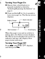 Preview for 9 page of Motorola TALKABOUT FLEX T10 User Manual