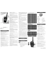 Предварительный просмотр 1 страницы Motorola TalkAbout MD200CLR User Manual