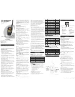 Motorola TALKABOUT MD207AR User Manual предпросмотр