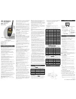 Предварительный просмотр 3 страницы Motorola TALKABOUT MD207AR User Manual