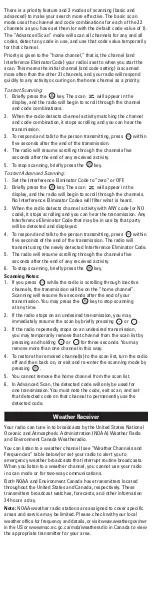 Preview for 8 page of Motorola Talkabout MH Series User Manual