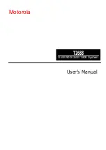 Motorola TALKABOUT T2688 User Manual preview