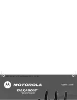 Предварительный просмотр 1 страницы Motorola Talkabout T5320 User Manual