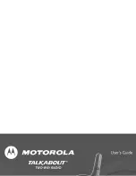 Motorola Talkabout T6250 User Manual предпросмотр