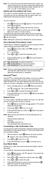 Preview for 7 page of Motorola TALKABOUT T6XX Series User Manual